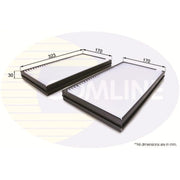Comline Cabin Air Filter (Pollen Filter) EKF158