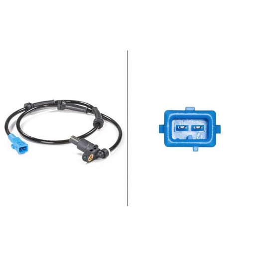 Hella ABS Wheel Speed Sensor Rear 6PU 009 106-551
