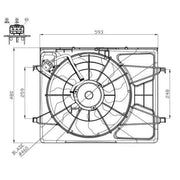 NRF Engine Cooling Fan 47958