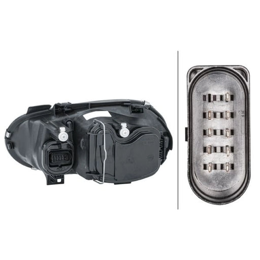 Hella Headlight Headlamp H7/H1 Right 1EJ 007 700-081
