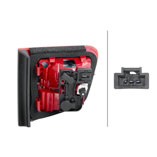 Hella Tail Light / Lamp R5W Left 2TZ 354 822-031