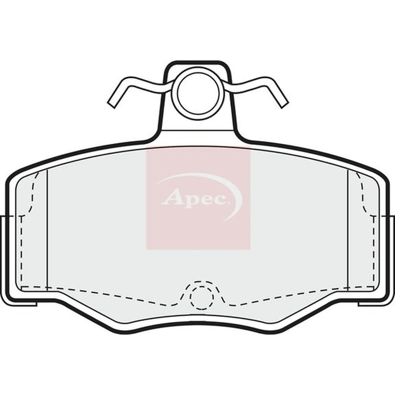 Apec Rear Brake Pad Set PAD693