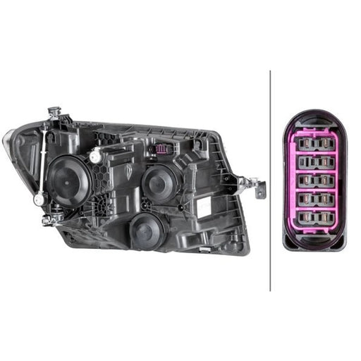 Hella Headlight Headlamp H21W Left 1EB 012 830-011