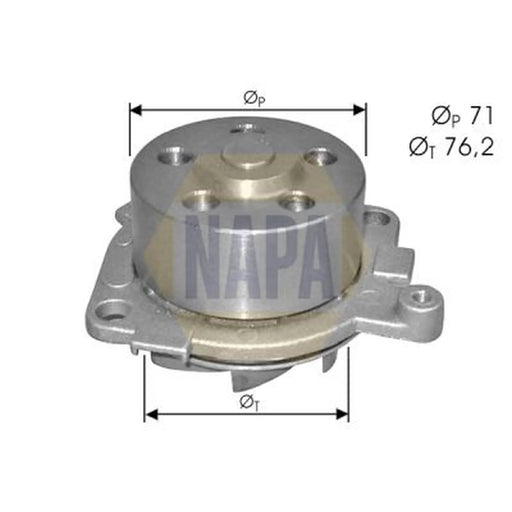 NAPA Engine Cooling Water Pump NWP1486