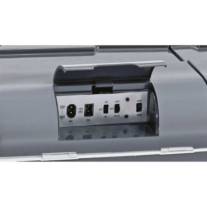 Ecocool Grey 24L Coolbox (590173) Convenient 12V 230V Cooler for Any Adventu - Ecocool - Van Life Living