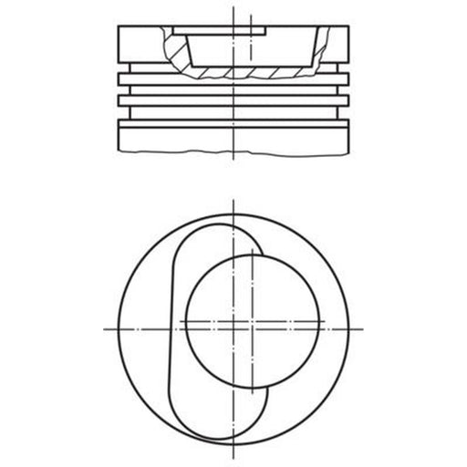 Mahle Piston Cylinder Bore = 128mm 228 97 20