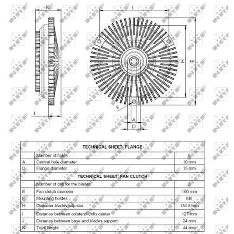 NRF Radiator Fan Clutch 49529