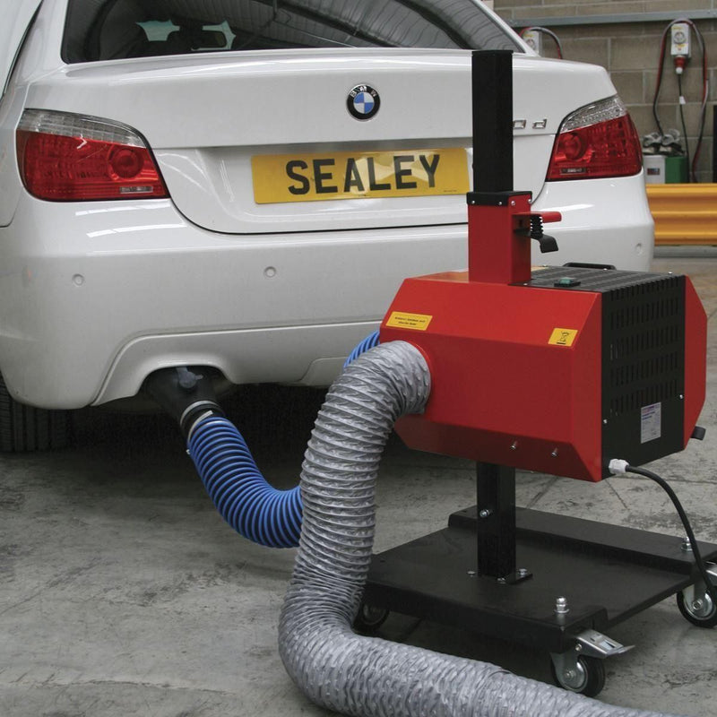 Sealey Exhaust Fume Extractor with 6m Ducting EFS/93 Sealey  - Town Parts