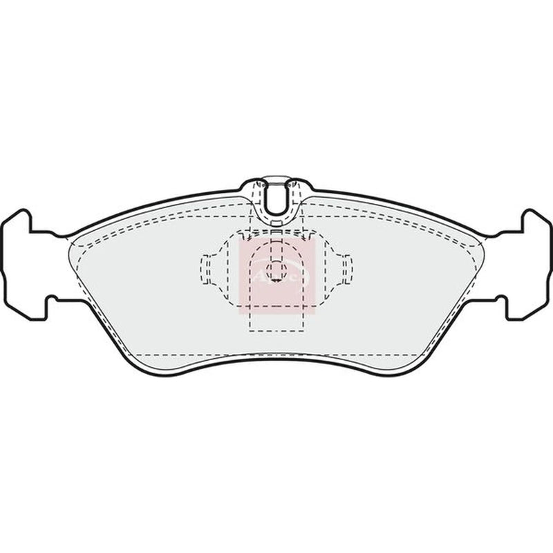 Apec Rear Brake Pad Set PAD929