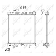 NRF Engine Radiator 52060
