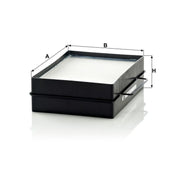 MANN-FILTER Cabin Air Filter (Pollen Filter) CU 1722