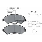 Textar Front Brake Pad Set 2446705