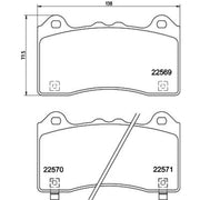 Mintex Front Brake Pad Set MDB3924