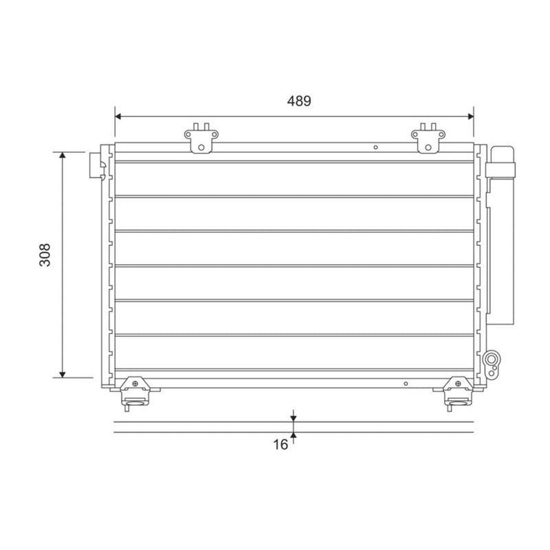 Valeo Air Conditioning Condenser 814307