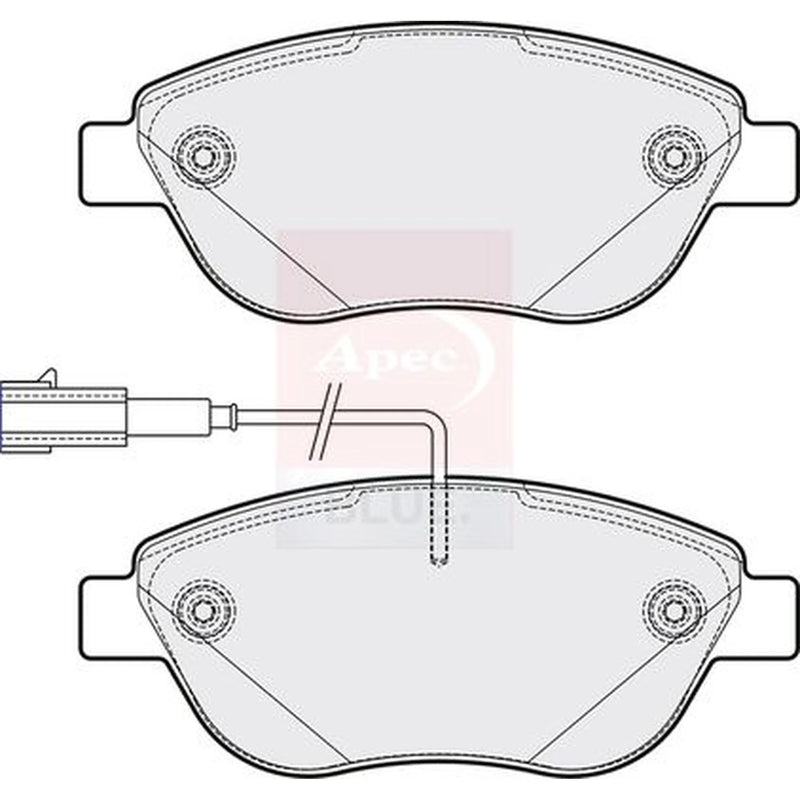 Apec Front Brake Pad Set PD3384