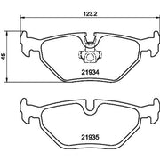 Mintex Rear Brake Pad Set MDB1888