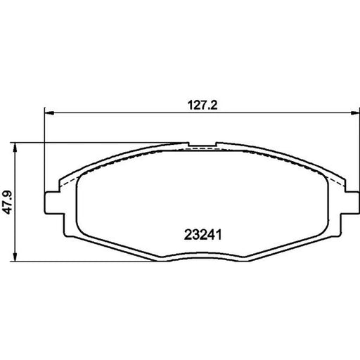 DON Front Brake Pad Set PCP1144