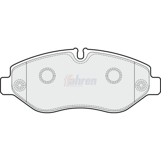 Fahren Front Brake Pad Set FBP3110