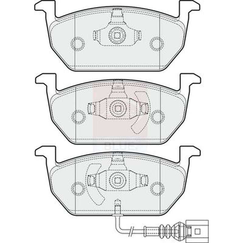 Apec Front Brake Pad Set PD3377
