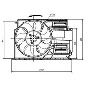 NRF Engine Cooling Fan 47922