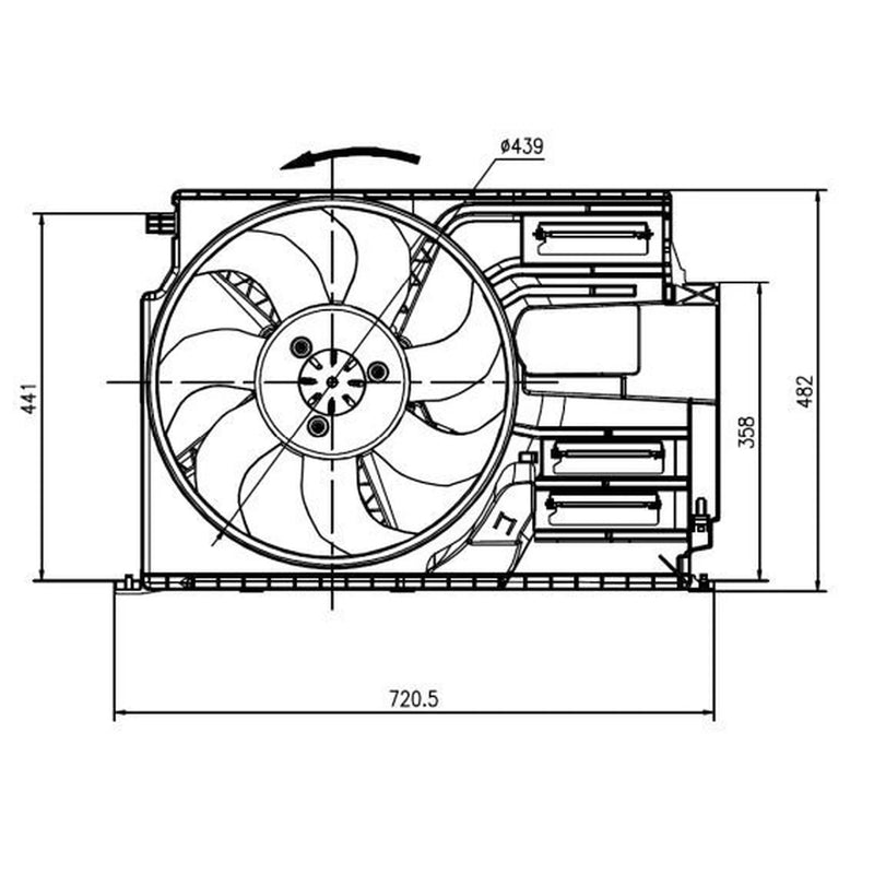 NRF Engine Cooling Fan 47922