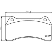 Mintex Front Brake Pad Set MDB2220