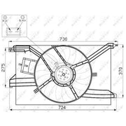 NRF Engine Cooling Fan Left 47458