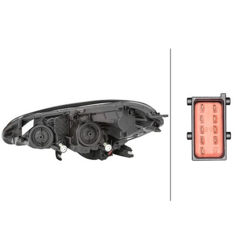 Hella Headlight Headlamp H7/H7 Right 1EF 011 830-061