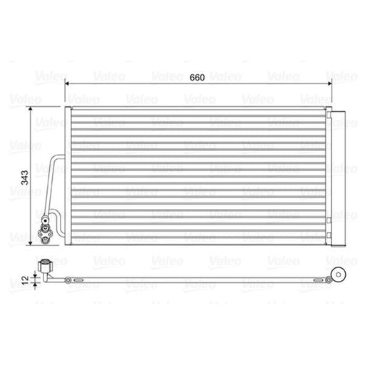 Valeo Air Conditioning Condenser 814409