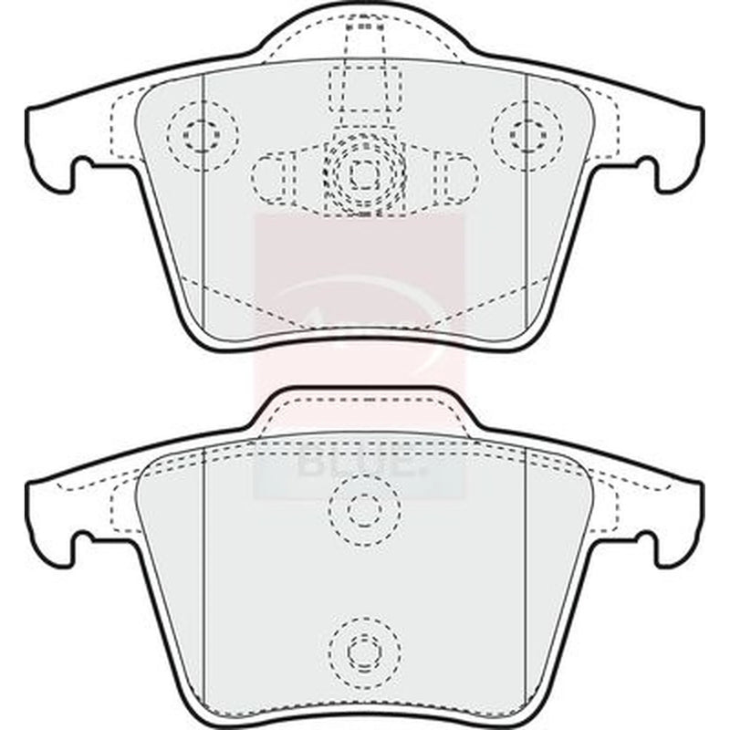 Apec Rear Brake Pad Set PD3189