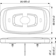 Hella Rotating Beacon Mini Md12/24 2RL mounting 2RL 014 565-201 2RL 014 565-201