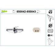 Valeo Electric Window Regulator Lifter Left Rear 850042