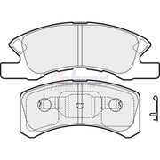 Fahren Front Brake Pad Set fits Daihatsu Charade VI 2003 on 0.7 1.0