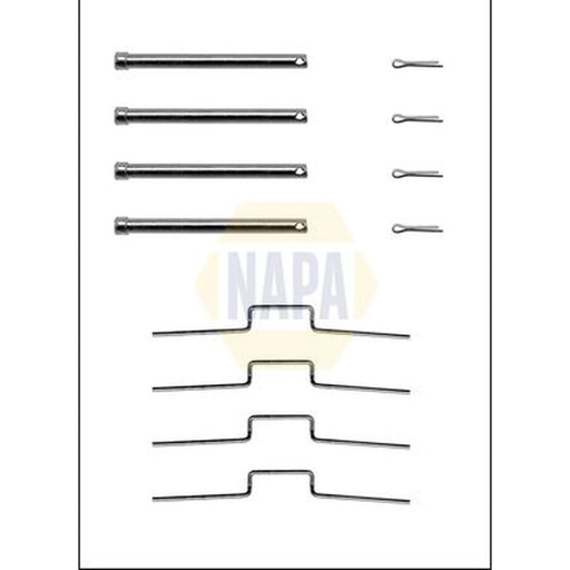 NAPA Brake Pad Accessory Fitting Kit Front NFK1366