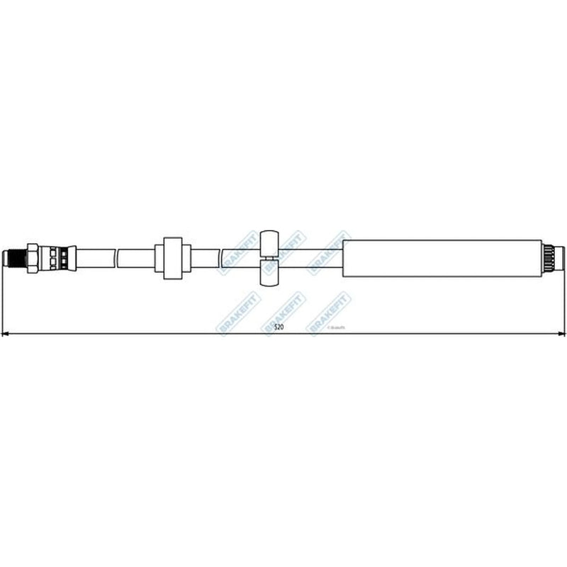 Apec Brake Hydraulic Hose Line Front BHO4220