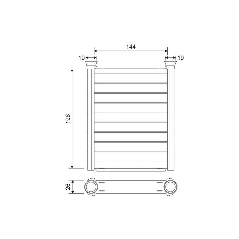 Valeo Heater Matrix Core Heat Exchanger 811589