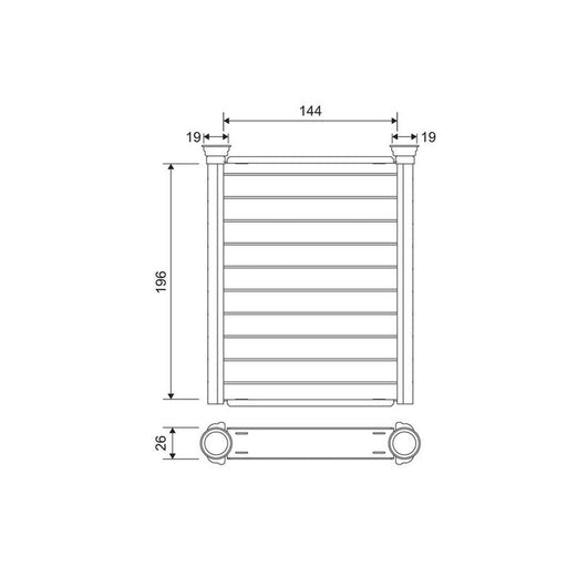 Valeo Heater Matrix Core Heat Exchanger 811589