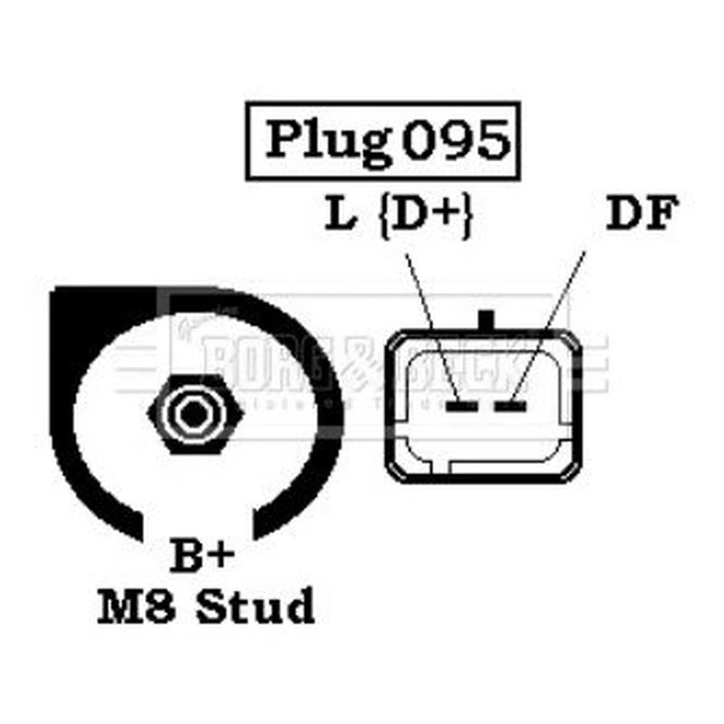 Borg & Beck Car Alternator 12V BBA2532
