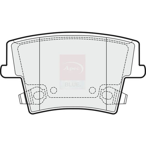 Apec Rear Brake Pad Set PD3616