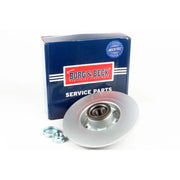 Borg & Beck 2 x Solid Rear Brake Discs BBD5968S-x2