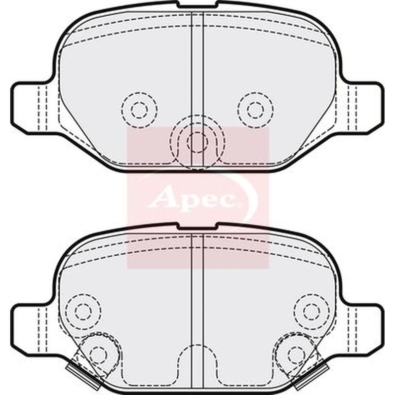 Apec Brake Pad Set PAD2058