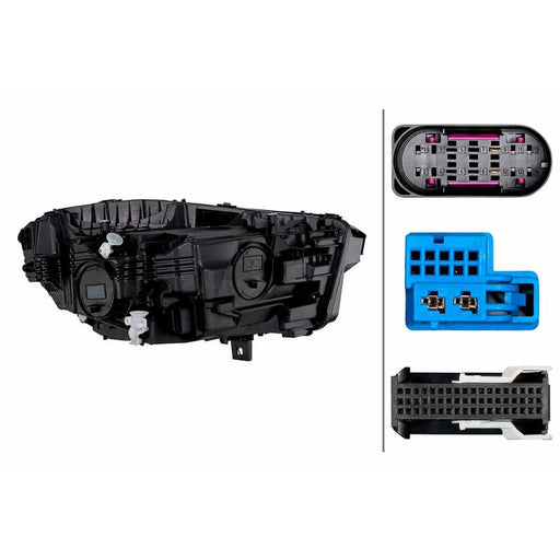 Hella Headlight Headlamp LED Left 1LX 015 568-731