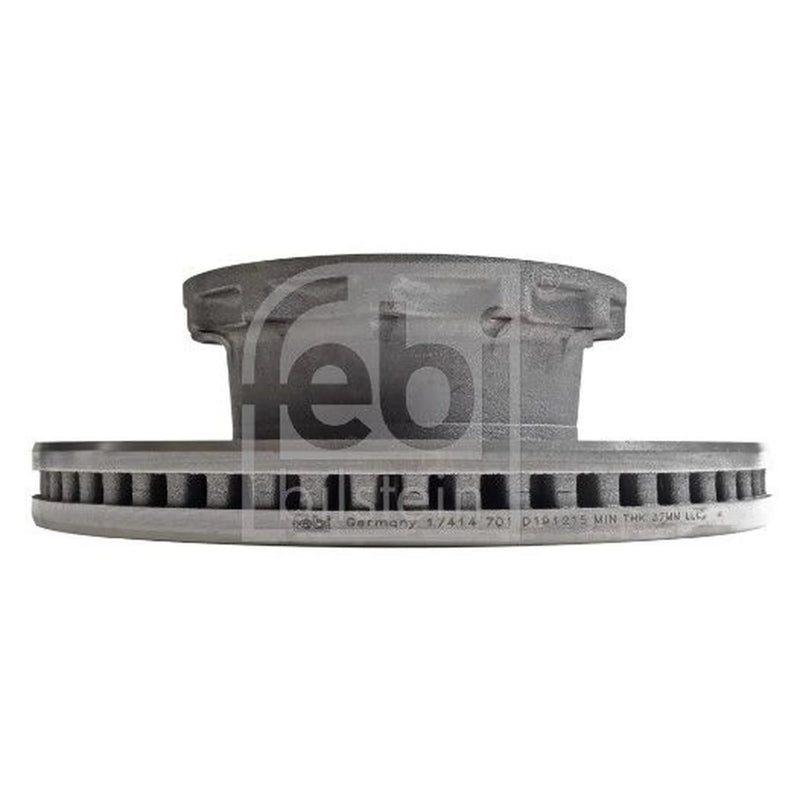 Febi 2 x Internally Vented Front Brake Discs 17414-x2