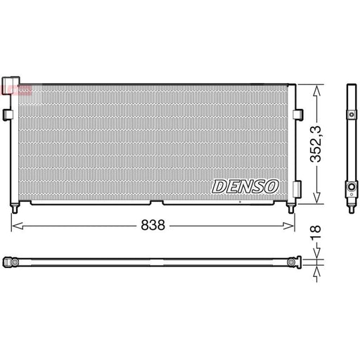 Denso Air Conditioning Condenser DCN99052