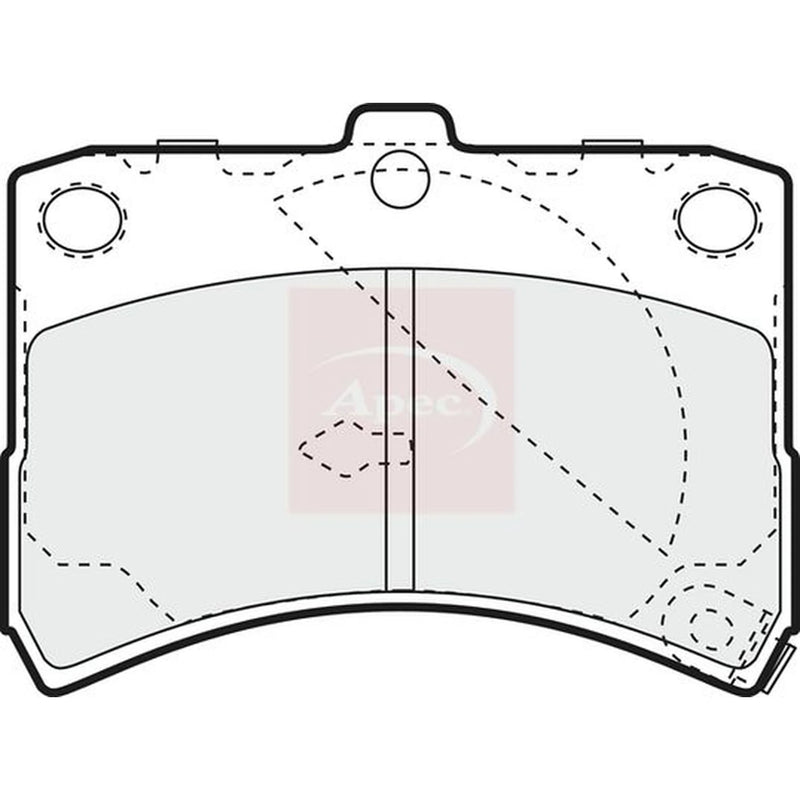 Apec Front Brake Pad Set PAD1138