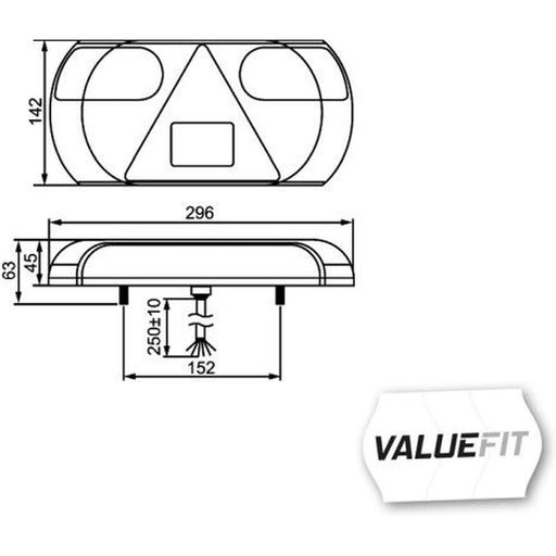 Hella Tail Light / Lamp LED Right 2VP 357 016-021