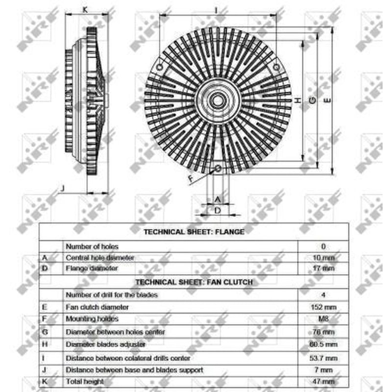NRF Radiator Fan Clutch 49565