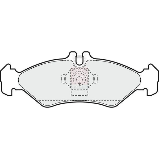 Apec Rear Brake Pad Set PD3478