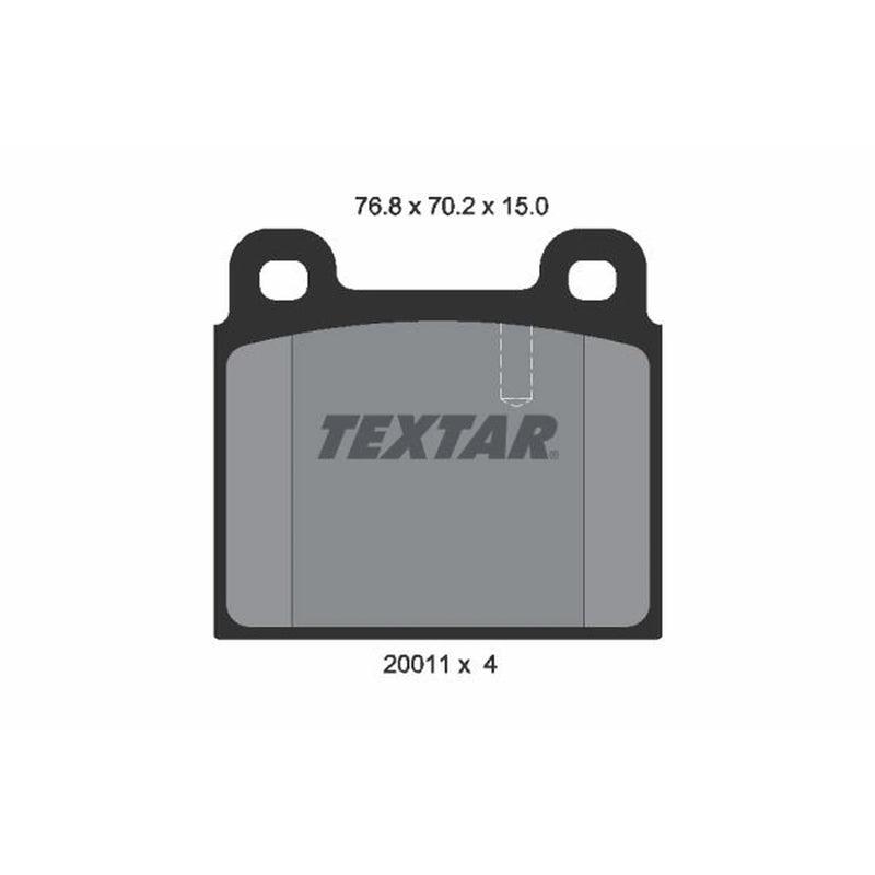 Textar Front Brake Pad Set 2001107