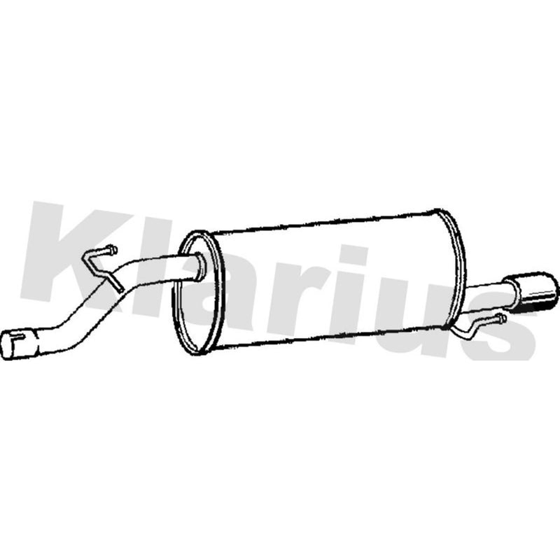Klarius Box With Tail Pipe Rear GM551Q